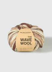 The Wave Wool Brown Tie Dye - Limited Edition