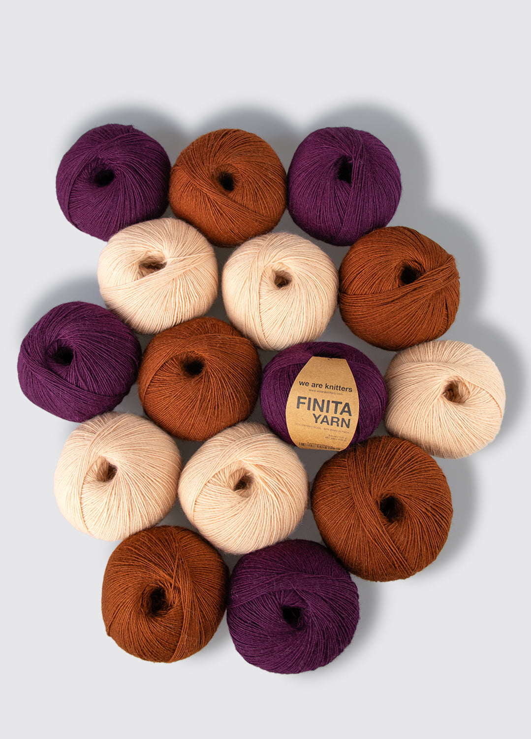 Pack de 15 Pelotes de Finita Yarn