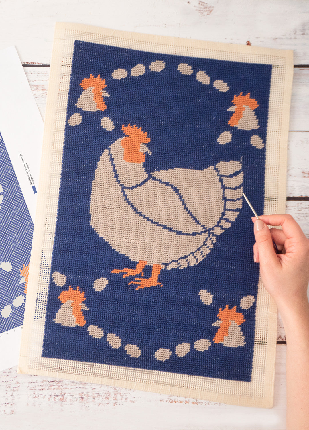 Poulet Petit Point Pattern